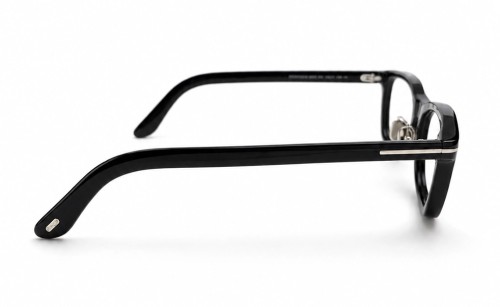 Tom Ford TF6074-D-B ECO - 001 - 53 - KÉK-IBOLYA FÉNYT SZŰRŐ LENCSÉKKEL Optikai keretek Fekete Szögletes