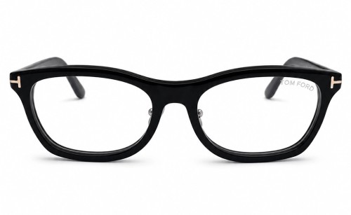 Tom Ford TF6074-D-B ECO - 001 - 53 - KÉK-IBOLYA FÉNYT SZŰRŐ LENCSÉKKEL Optikai keretek Fekete Szögletes