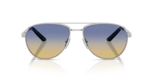 PRADA PR A54S - 27506Z - 60 Napszemüvegek Matt ezüst Pilóta (Aviator)