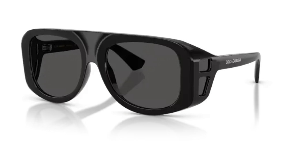 DOLCE & GABBANA DG6208 - 501/87 - 55 Napszemüvegek Fekete Pilóta (Aviator)