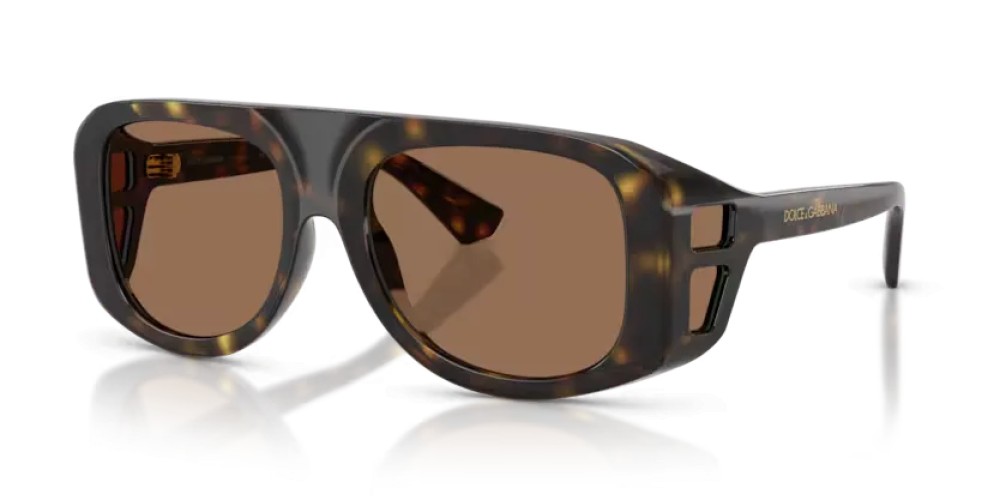 DOLCE & GABBANA DG6208 - 502/73 - 55 Napszemüvegek Havanna Pilóta (Aviator)