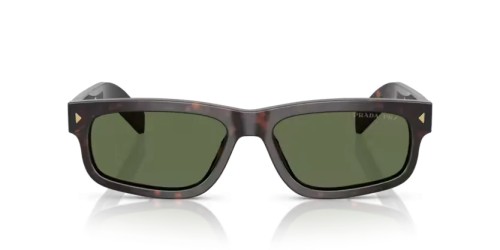 PRADA PR B11S - 17N20G - 57 - POLARIZÁLT LENCSÉKKEL Napszemüvegek Gyökér teknős Téglalap