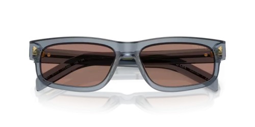 PRADA PR B11S - 17T05D - 57 Napszemüvegek Transparent ocean Téglalap