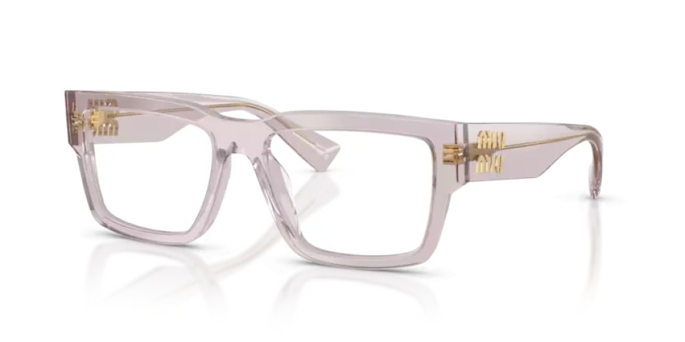 MIU MIU MU 02XV - 12W1O1 - 54 Optikai keretek Trasparent mauve Téglalap