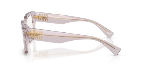 MIU MIU MU 02XV - 12W1O1 - 54 Optikai keretek Trasparent mauve Téglalap