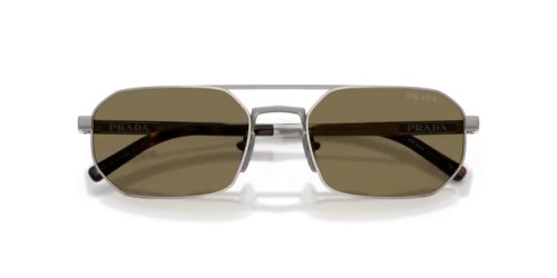 PRADA PR D53S - 23J90F - 55 Napszemüvegek Szatén fegyverfém Szabálytalan
