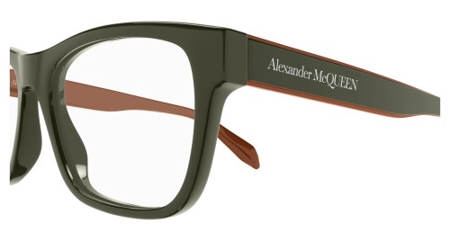 Alexander McQueen AM0307O - 005 - 55 Optikai keretek Sötétzöld Szögletes