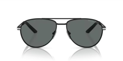 PRADA PR A54S - 1BO5Z1 - 60 - POLARIZÁLT LENCSÉKKEL Napszemüvegek Mattfekete Pilóta (Aviator)
