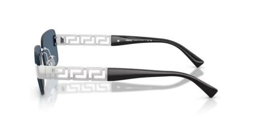VERSACE VE2298 - 100180 - 58 Napszemüvegek Ezüst Téglalap