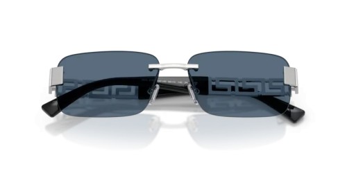 VERSACE VE2298 - 100180 - 58 Napszemüvegek Ezüst Téglalap