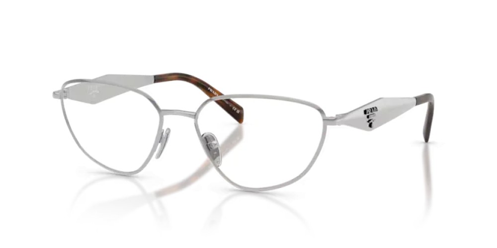 PRADA PR D52V - 1BC1O1 - 54 Optikai keretek Ezüst Szabálytalan