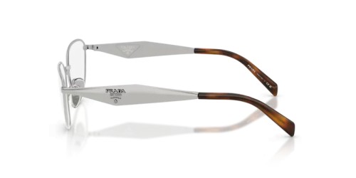PRADA PR D52V - 1BC1O1 - 54 Optikai keretek Ezüst Szabálytalan