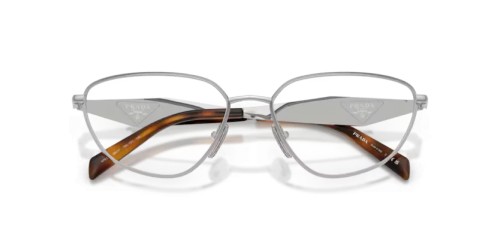 PRADA PR D52V - 1BC1O1 - 54 Optikai keretek Ezüst Szabálytalan