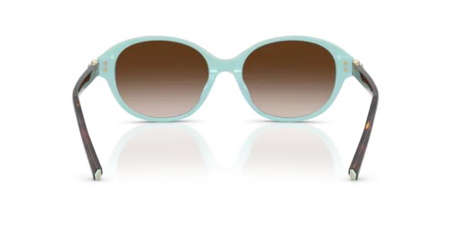 TIFFANY & CO. TF4263D - 81343B - 54 Napszemüvegek Havanna tiffany kék Kerek