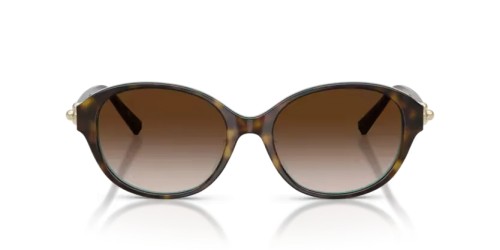 TIFFANY & CO. TF4263D - 81343B - 54 Napszemüvegek Havanna tiffany kék Kerek