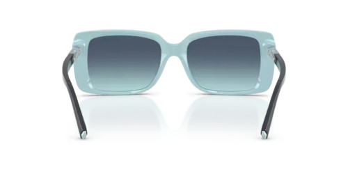 TIFFANY & CO. TF4249 - 80559S - 55 Napszemüvegek Fekete a tiffany-kéken Téglalap