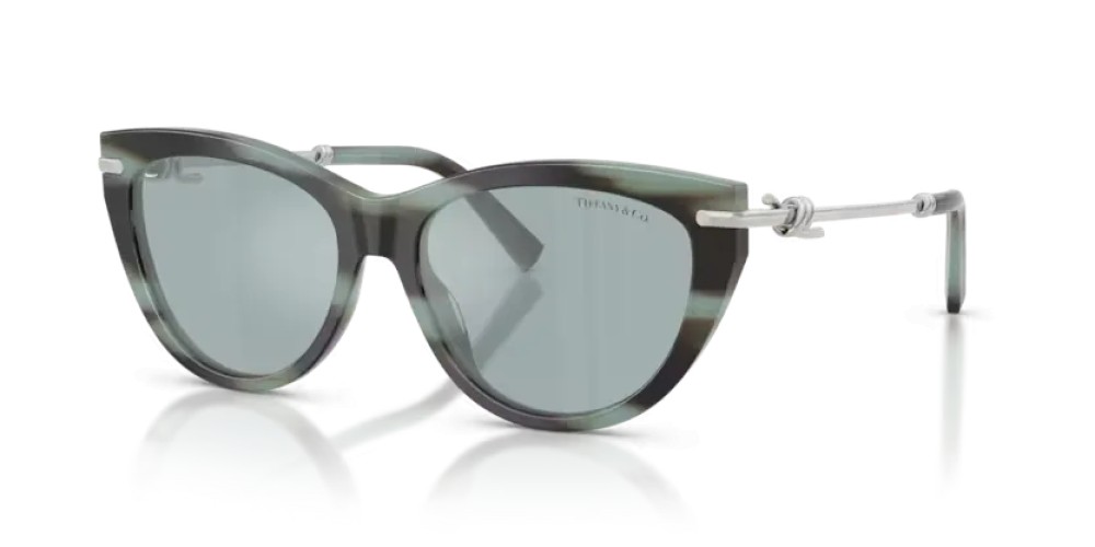 TIFFANY & CO. TF4253 - 84437C - 55 Napszemüvegek Csíkos fekete tiffany Cat Eye (Macskaszem)