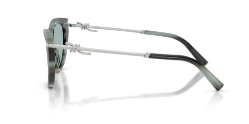 TIFFANY & CO. TF4253 - 84437C - 55 Napszemüvegek Csíkos fekete tiffany Cat Eye (Macskaszem)