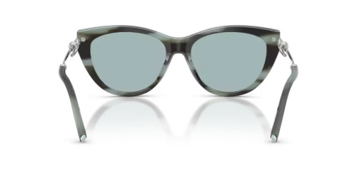 TIFFANY & CO. TF4253 - 84437C - 55 Napszemüvegek Csíkos fekete tiffany Cat Eye (Macskaszem)