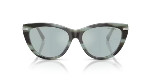 TIFFANY & CO. TF4253 - 84437C - 55 Napszemüvegek Csíkos fekete tiffany Cat Eye (Macskaszem)