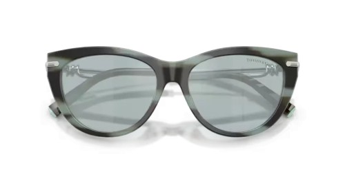 TIFFANY & CO. TF4253 - 84437C - 55 Napszemüvegek Csíkos fekete tiffany Cat Eye (Macskaszem)