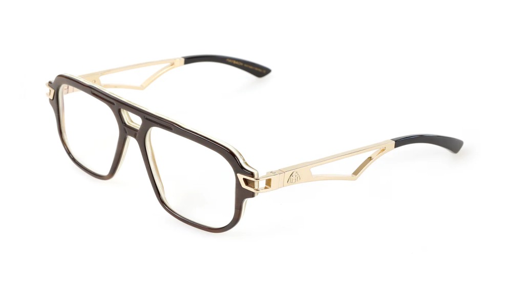 Maybach THE NOOK I - MG-HCT-Z26 - 55 Optikai keretek Dark Havanna, Arany Pilóta (Aviator)