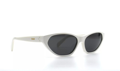 Celine CL40251U - 25A - 57 Napszemüvegek Fehér Cat Eye (Macskaszem)