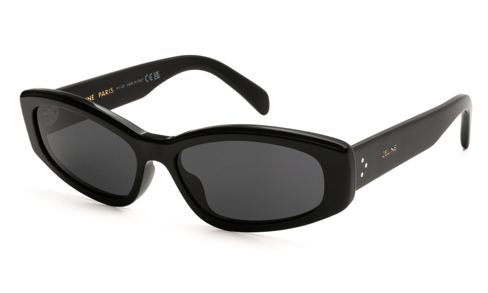 Celine CL40252I - 01A - 58 Napszemüvegek Fekete Cat Eye (Macskaszem)