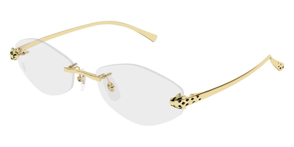 Cartier CT0637O - 001 - 56 Optikai keretek Arany Geometrikus