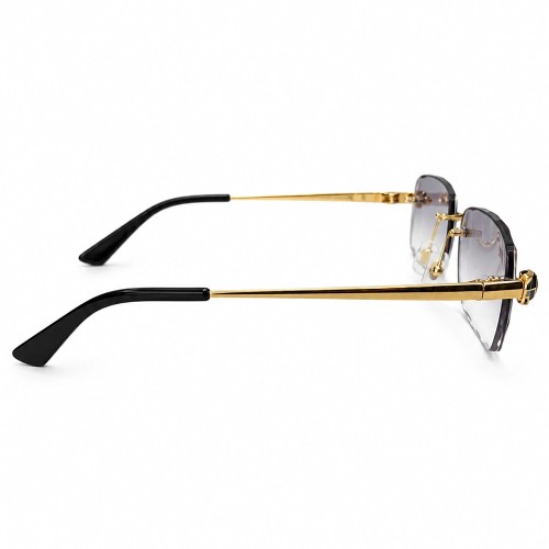 Cartier CT0418O with Diamond Cut Lenses Style - 001 - 58 - LIMITED EDITION Napszemüvegek Arany Téglalap