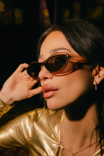 Dior DIORMETEOR B1I - 40A0 O - 146 Napszemüvegek Rózsaszín,Átlátszó Cat Eye (Macskaszem)