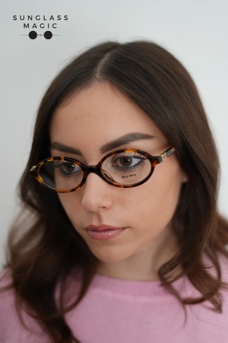 MIU MIU MU 01XV - VAU1O1 - 50 Optikai keretek Havanna Ovális