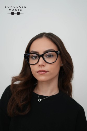 Off-White OERJ057 - 1000 - 55 Optikai keretek Fekete Pillow (Lekerekített)