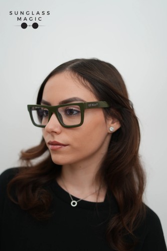 Off-White OERJ025 - 5700 - 54 Optikai keretek Zöld Szögletes