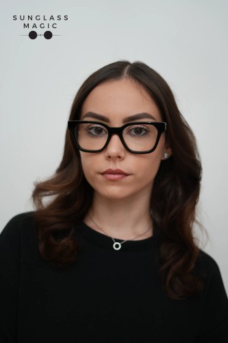 Off-White OERJ07P (STYLE 7P) - 1300 - 52 Optikai keretek Fekete Szögletes