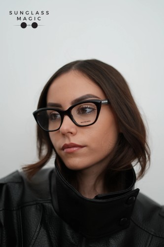 Balenciaga BB0219O - 002 - 51 Optikai keretek Havana Cat Eye (Macskaszem)