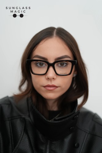 Alexander McQueen AM0385O - 002 - 49 Optikai keretek Barna,Mintás Szögletes