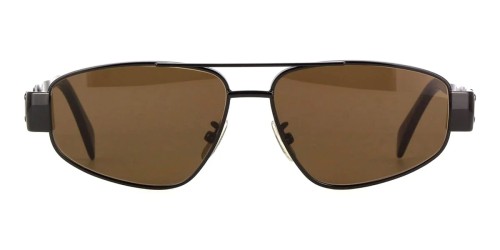 Celine CL40281U Triomphe Metal - 01E - 57 Napszemüvegek Fekete Pilóta (Aviator)