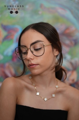 Dior GEMDIORO B1U - B500 - 56 Optikai keretek Havanna, Arany Pillangó