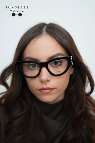 Saint Laurent SL M94 OPT - 001 - 53 Optikai keretek Fekete Cat Eye (Macskaszem)