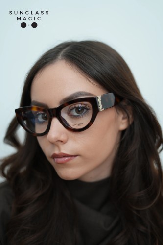 Saint Laurent SL M94 OPT - 002 - 53 Optikai keretek Havanna Cat Eye (Macskaszem)
