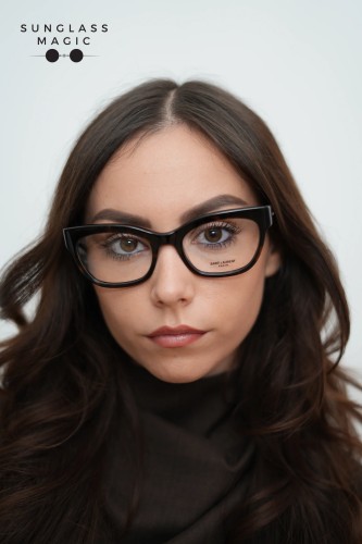 Saint Laurent SL643 - 006 - 54 Optikai keretek Havanna Szögletes