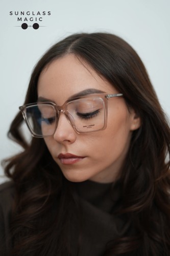 Saint Laurent SL474 OPT - 003 - 56 Optikai keretek Rózsaszín Szögletes