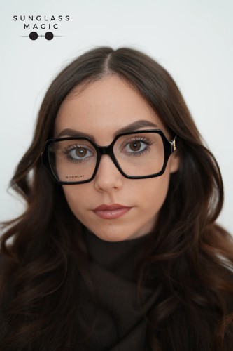 Givenchy GV50050I - 001 - 54 Optikai keretek Fekete Szögletes
