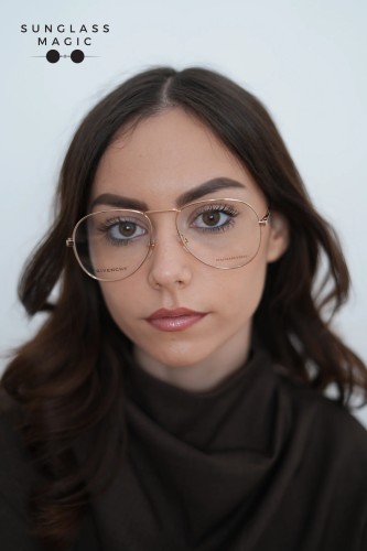 Givenchy GV0117 - DDB - 55 Optikai keretek Arany,Bronz Pilóta (Aviator)