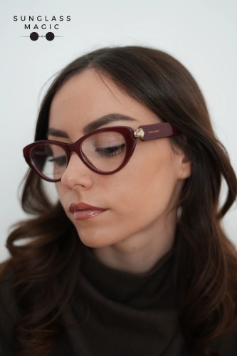 Bvlgari BV50029I SERPENTI - 069 - 52 Optikai keretek Piros Cat Eye (Macskaszem)