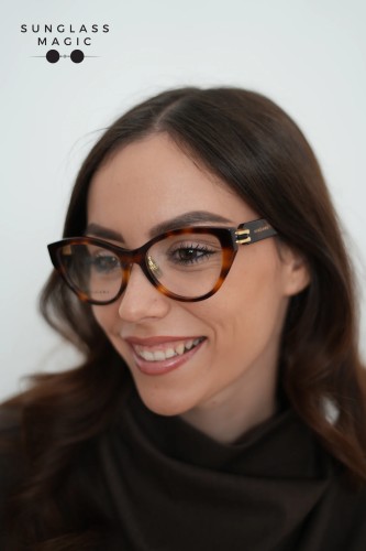 Bvlgari BV50045F B ZERO1 - 053 - 54 Optikai keretek Havanna Cat Eye (Macskaszem)