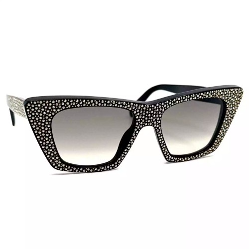 Celine CL4187IS - 01F - 51 Napszemüvegek Fekete Cat Eye (Macskaszem)