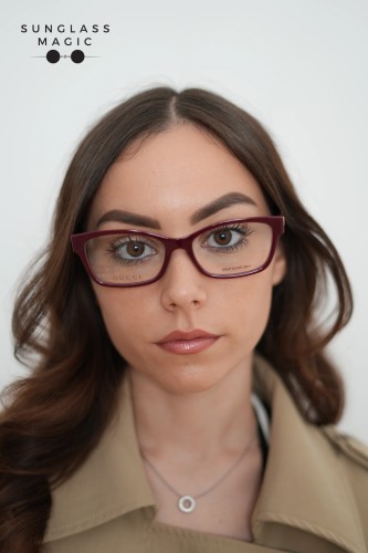 Gucci GG0635O - 003 - 51 Optikai keretek Piros Szögletes
