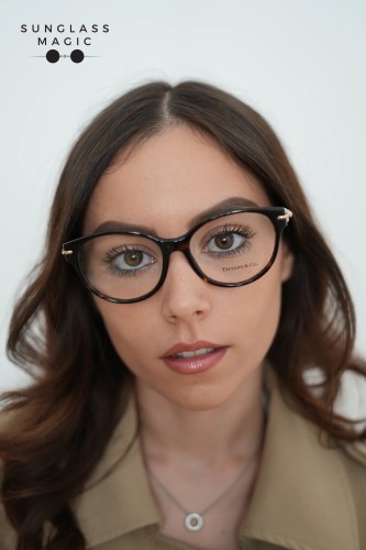 TIFFANY & CO. TF2289 - 8015 - 55 Optikai keretek Havanna Cat Eye (Macskaszem)